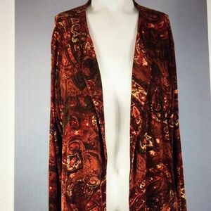Chico’s Travelers Paisley Cardigan